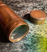 Antique Single Draw Telescope J.J. Messer London US Navy