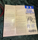 Vintage Clinometer Suunto Model PM5 Finland