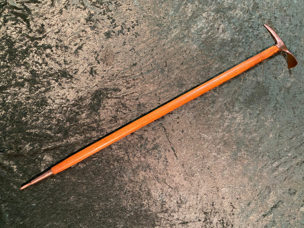 Zero Stock -Vintage Alpenstock Stubai Walking Stick Ice Axe Made
