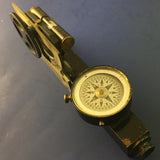 ZERO STOCK-Vintage Abney Reflecting Level and Compass R. Esercito Italiano Royal Italian  Army