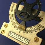 ZERO STOCK-Vintage Abney Reflecting Level and Compass R. Esercito Italiano Royal Italian  Army