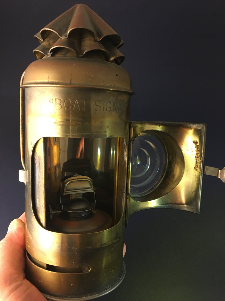 Vintage KEYSTONEWARE Boat Signal Lantern Marine Navigators