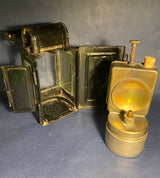 Zero Stock-Vintage Carbide Railroad Lamp Osnabruck Made in Germany