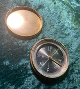Zero Stock-Vintage Brass Compass Made in France