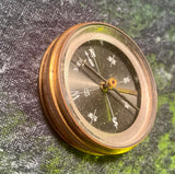 Zero Stock-Vintage Brass Compass Made in France