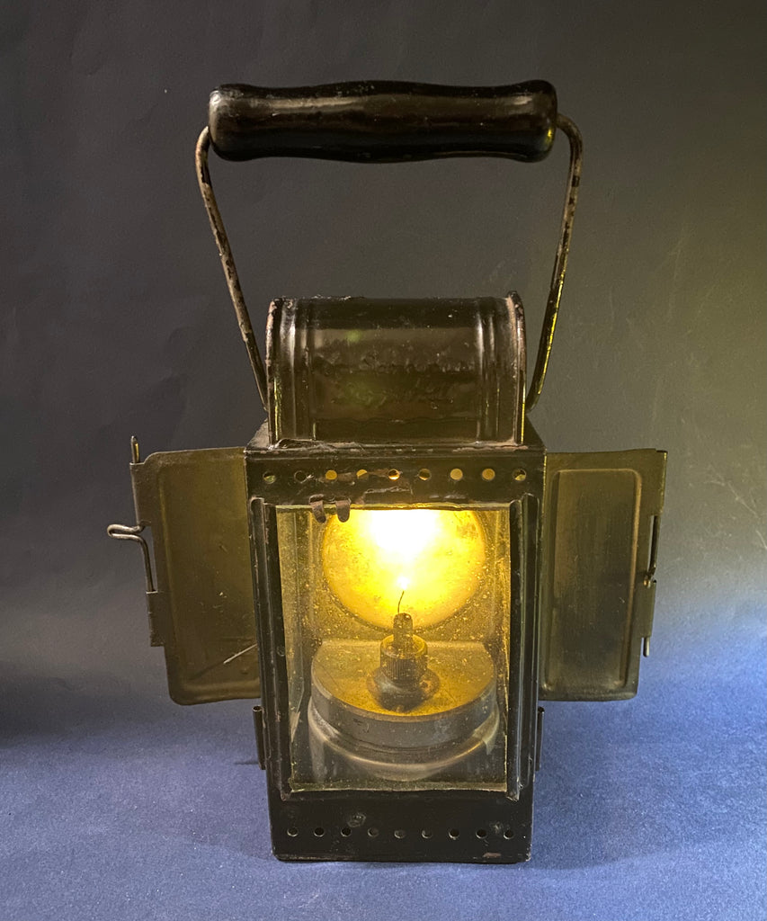 Zero Stock-Vintage Carbide Railroad Lamp Osnabruck Made in Germany