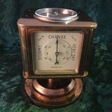 Zero Stock-Vintage Art Deco Tiffany & Co 8 Day Clock Weather-Station