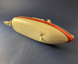 Zero Stock-Vintage Tin Windup Clockwork Ocean Liner Made by Arnold Nuremberg Germany