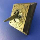 ZERO STOCK-ANTIQUE SUNDIAL MADE BY DAVID BERINGER