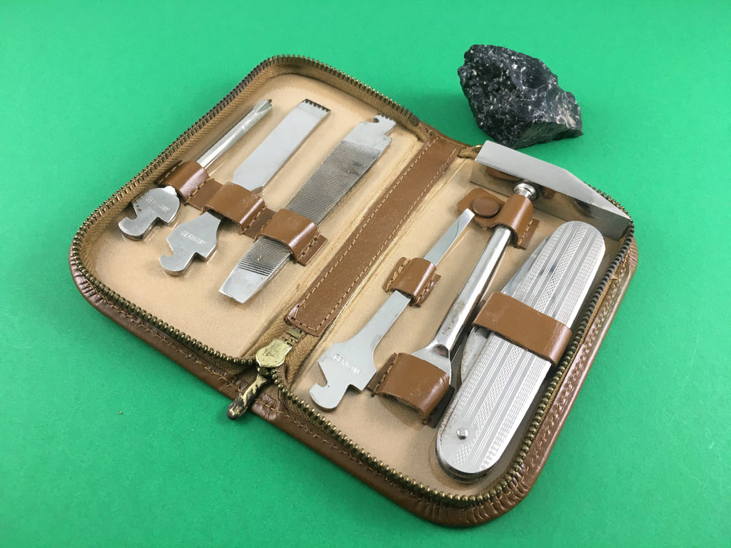 Rare Vintage KILOTOOLS 7-in-1 Miniature Mini Tool Kit Set Pouch KII-O-TOOLS