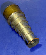 Antique Silver Plate Monocular Telescope Made in England