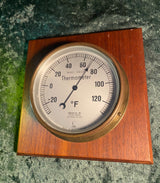 Zero Stock -Vintage Lufft Metalic Thermometer Germany