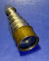 Antique Silver Plate Monocular Telescope Made in England