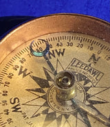 Zero Stock- Antique Taylor Leedawl Compass Made in Rochester New York Pat 1918