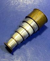 Antique Silver Plate Monocular Telescope Made in England