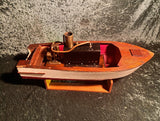 Zero Stock- Antique Live Steam Engine And  Boat Model
