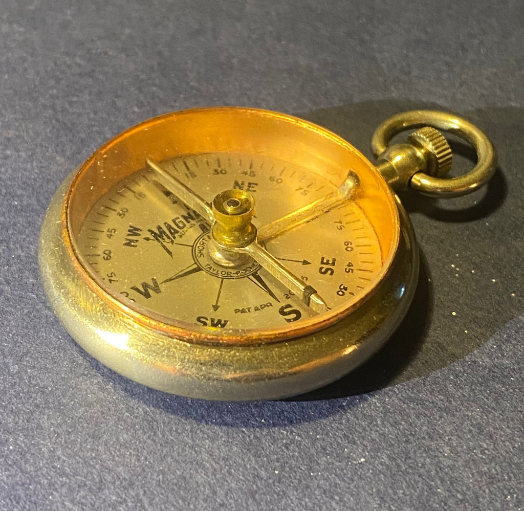 Zero Stock-Antique Magnapole Compass Made by Short Mason for Taylor Ro ...