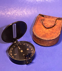 Antique Prismatic Compass Made in England for Eugene Dietzgen USA