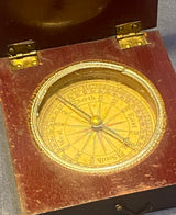 Antique Fruit Wood Compass Made By Stockert Germany