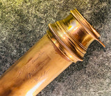 Antique Nautical Draw Telescope F. M. Newton Halifax England
