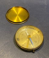 Zero Stock -Vintage Brass Compass Made in France