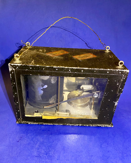 Antique Aircraft Altimeter Barograph Schneider Brothers United States Army Air Corps