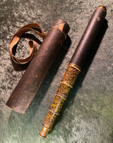 Antique 4 Draw Cardboard Telescope Made in Germany