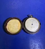 Zero Stock-Antique Pocket Barometer Altimeter Charles G Ewing San Francisco