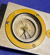 Antique Pocket  Level Compass  Compendium Made by Mikasa & Co Tokyo Japan