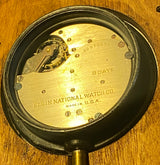Vintage Art Deco Automobile Car Clock  ELGIN 8 Day Made in USA
