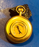 Antique Pocket Barometer Altimeter Compass Compendium Made in England