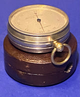 Zero Stock-Antique Pocket Barometer Altimeter Charles G Ewing San Francisco