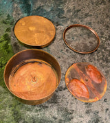 Antique Small Nautical Dry Card Compass Made John Bliss & Co  New York