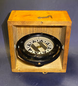 Vintage Nautical Gimbal Ships Compass Made by DIRIGO Auburn W.N. USA