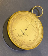 Antique Surveying  Mountain Altimeter Barometer Made by Tycos for Eugene Dietzgen Chicago & New York USA