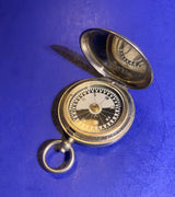 Zero Stock -Antique Pocket Compass Made by Dennison Birmingham for British Army WW1
