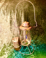 Antique Carbide Miners Lamp Made By The Toledo Acetylene Lantern Co. USA