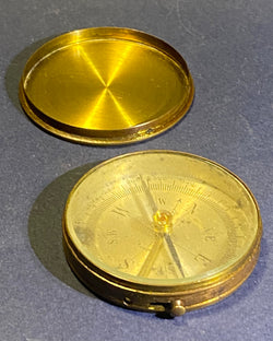 Zero Stock -Vintage Brass Compass Made in France