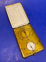 Antique Pocket Sunwatch  Sundial Compass Made by Ansonia Clock Co USA (Copy)