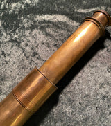 Antique Single Draw Telescope J.J. Messer London US Navy