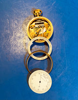 Antique Pocket Barometer Altimeter Compass Compendium Made in England