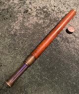 Zero Stock-Antique Single Draw Telescope  George Stebbing Portsmouth Optician to Royal Yacht Squadron