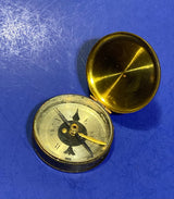 Vintage Pocket Brass Compass Made in France WW1 Era