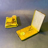 Antique Pocket Sunwatch  Sundial Compass Made by Ansonia Clock Co USA