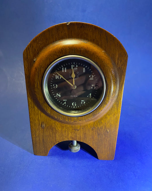 Vintage Art Deco Automobile Car Clock  ELGIN 8 Day Made in USA