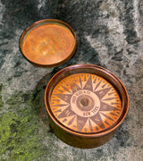Antique Small Nautical Dry Card Compass Made John Bliss & Co  New York
