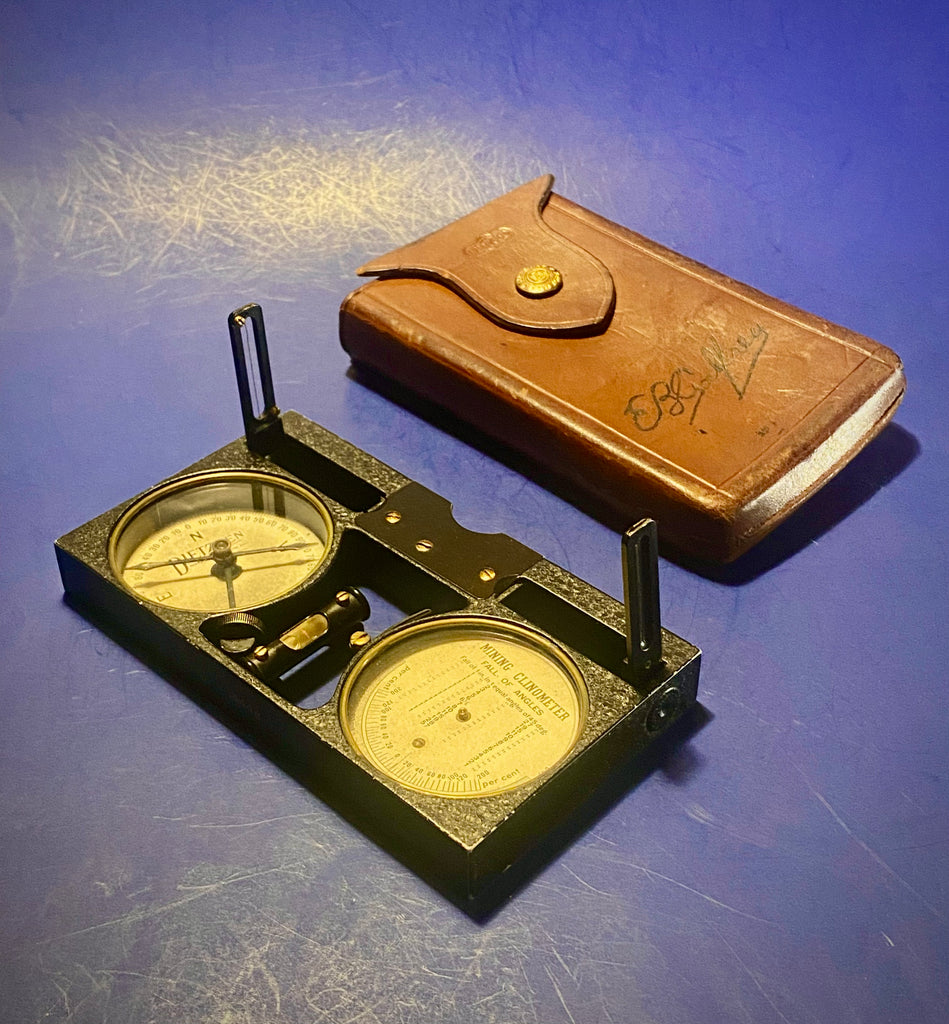 Zero Stock-Antique Pocket Compass Omnimeter Compendium Made by Eugene ...