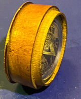 Antique Fruitwood Compass Sundial Made In Bavaria Germany