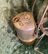 Antique Carbide Miners Lamp Made By The Toledo Acetylene Lantern Co. USA