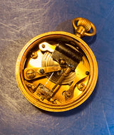 Antique Pocket Barometer Altimeter Compass Compendium Made in England